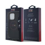 Red Bull PU Leather Red Ring MagSafe Navy Kryt iPhone 15 Pro Max