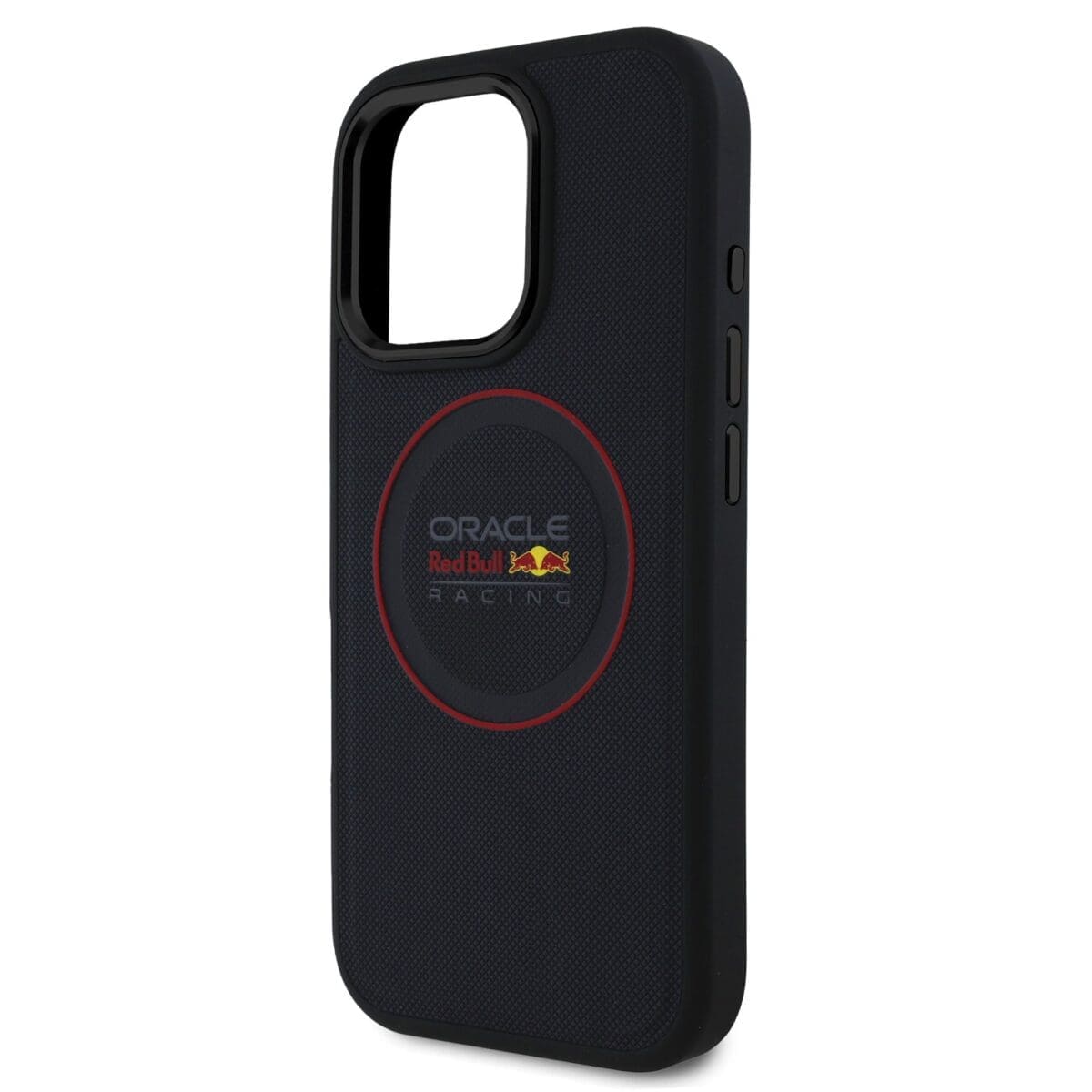 Red Bull PU Leather Red Ring MagSafe Navy Kryt iPhone 16 Pro