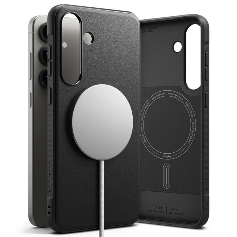 Ringke Onyx Magnetic MagSafe Plus Black Kryt Samsung Galaxy S25 Plus