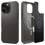 Spigen Thin Fit Mag MagSafe Gunmetal Kryt iPhone 16 Pro