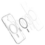 Spigen Ultra Hybrid ”T” Mag MagSafe White Kryt iPhone 16