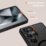Tech-Protect Magmat MagSafe Matte Black Kryt Samsung Galaxy S25 Ultra