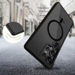 Tech-Protect Magmat MagSafe Matte Black Kryt Samsung Galaxy S25 Ultra