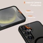 Tech-Protect Magmat MagSafe Plus Matte Black Kryt Samsung Galaxy S25 Plus