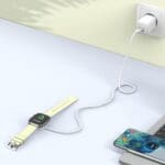 Tech-Protect Mc02 Ultraboost Magnetic Charger Type-C Cable 100Cm Apple Watch White