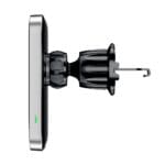 Tech-Protect Mm15W-V9 Magnetic MagSafe Dashboard & Vent Car Mount Wireless Charger 15W Black