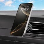 Tech-Protect Mm15W-V9 Magnetic MagSafe Dashboard & Vent Car Mount Wireless Charger 15W Black