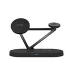 Tech-Protect Qi15W-A41 3In1 Magnetic MagSafe Wireless Charger Black