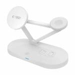 Tech-Protect Qi15W-A41 3In1 Magnetic MagSafe Wireless Charger White