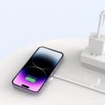 Tech-Protect Qi15W-A44 Magnetic MagSafe Wireless Charger Navy Blue