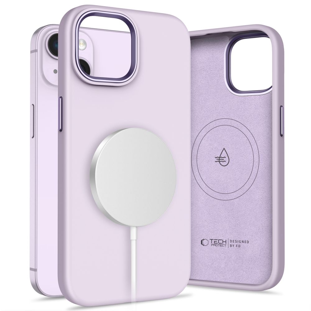 Tech-Protect Silicone Pure MagSafe Mauve Kryt iPhone 14