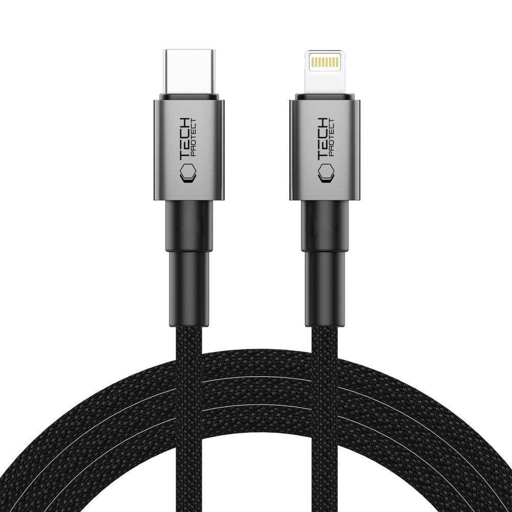 Tech-Protect Ultraboost Dna Lightning Cable Pd27W/3A 200Cm Iron Grey