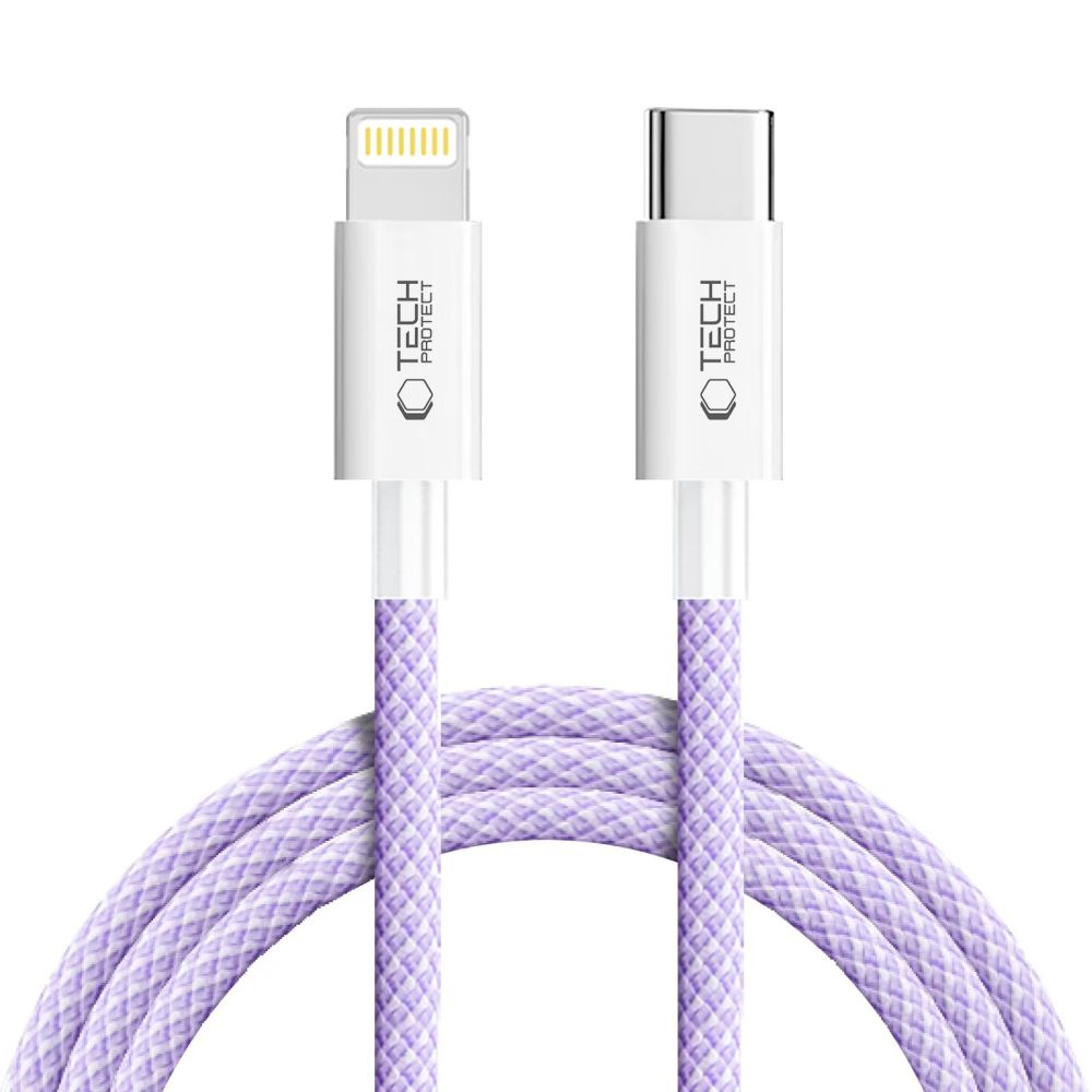 Tech-Protect Ultraboost Lite Lightning Cable Pd27W/3A 200Cm Mauve