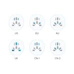 Tech-Protect Universal Travel Adapter From Eu White