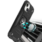 Armored Case With A Finger Holder For Plus Wozinsky Ring Armor - Gold Kryt iPhone 15 Plus