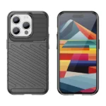Armored Thunder Case - Black Kryt iPhone 15 Pro