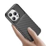Armored Thunder Case - Black Kryt iPhone 15 Pro