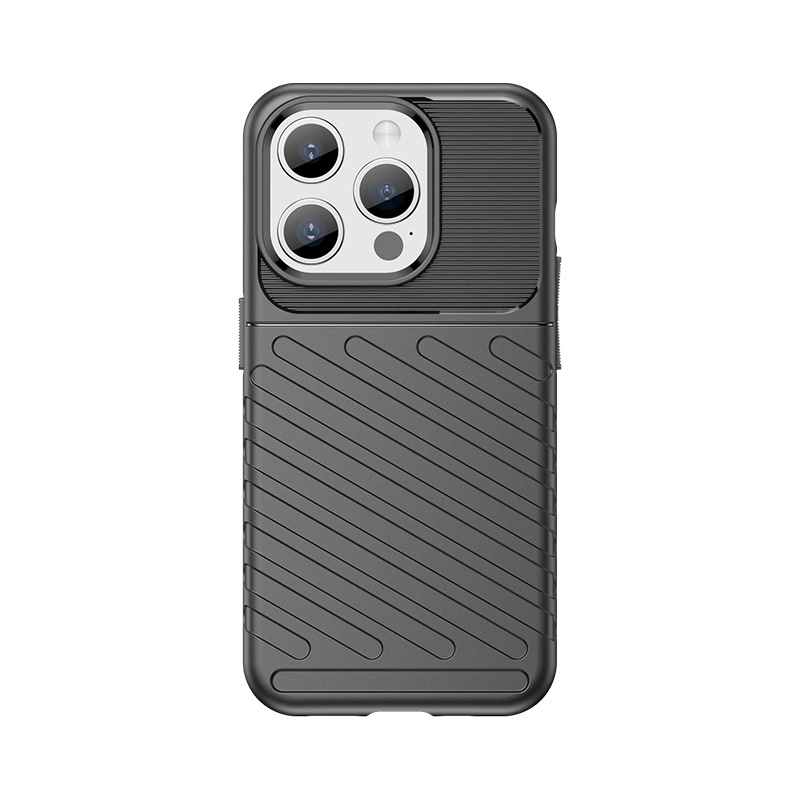 Armored Thunder Case - Black Kryt iPhone 15 Pro