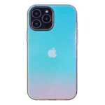 Aurora Case Case For Gel Neon Blue Cover Kryt iPhone 13 Pro Max