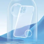 Baseus Frosted Glass Case Cover Hard Cover With Gel Frame Transparent (Arws000702) iPhone 13 Pro