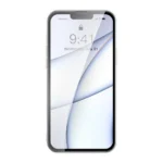 Baseus Frosted Glass Case Cover Hard Cover With Gel Frame Transparent (Arws000702) iPhone 13 Pro