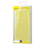 Baseus Frosted Glass Case Cover Hard Cover With Gel Frame Transparent (Arws000802) iPhone 13 Pro Max