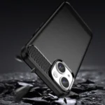 Carbon Case Case Flexible Gel Back Cover Black Kryt iPhone 14