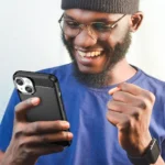 Carbon Case Case Flexible Gel Back Cover Black Kryt iPhone 14