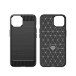 Carbon Case Case Flexible Gel Back Cover Blue Kryt iPhone 14