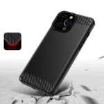 Carbon Case Flexible Cover Tpu Case For Black Kryt iPhone 13 Pro Max