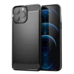 Carbon Case Flexible Cover Tpu Case For Black Kryt iPhone 13 Pro Max