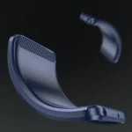 Carbon Case For Flexible Gel Back Cover Blue Kryt iPhone 14 Pro Max