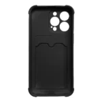 Card Armor Case Pouch Cover For Card Wallet Silicone Air Bag Armor Black Kryt iPhone 13 Mini