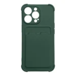 Card Armor Case Pouch Cover For Card Wallet Silicone Air Bag Armor Green Kryt iPhone 13 Mini