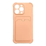 Card Armor Case Pouch Cover For Card Wallet Silicone Air Bag Armor Pink Kryt iPhone 13 Mini