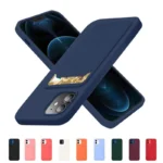 Card Case Silicone Wallet With Card Slot Documents For Orange Kryt iPhone 13 Mini