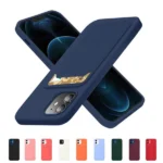 Card Case Silicone Wallet With Card Slot Documents For Orange Kryt iPhone 13 Mini