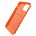 Card Case Silicone Wallet With Card Slot Documents For Orange Kryt iPhone 13 Mini