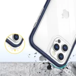 Clear 3In1 Blue Frame Gel Cover Kryt iPhone 12 Pro