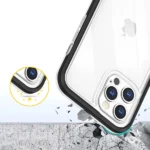 Clear 3in1 Case For Case Gel Cover With Frame Black Kryt iPhone 12 Pro Max
