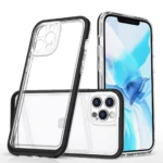 Clear 3in1 Case For Case Gel Cover With Frame Black Kryt iPhone 12 Pro Max