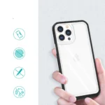 Clear 3in1 Case For Case Gel Cover With Frame Black Kryt iPhone 13 Pro Max