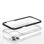 Clear 3in1 Case For Case Gel Cover With Frame Black Kryt iPhone 13 Pro Max