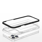 Clear 3in1 Case For Case Gel Cover With Frame Black Kryt iPhone 13 Pro Max