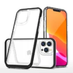 Clear 3in1 Case For Case Gel Cover With Frame Black Kryt iPhone 13 Pro Max