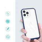 Clear 3in1 Case For Frame Cover Gel Blue Kryt iPhone 13 Pro Max