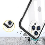 Clear 3in1 Case For Frame Gel Cover Black Kryt iPhone 13 Pro
