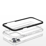 Clear 3in1 Case For Frame Gel Cover Black Kryt iPhone 13 Pro