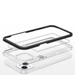 Clear 3in1 Case For Gel Cover With Frame Black Kryt iPhone 13 Mini