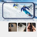 Clear 3in1 Case For Gel Cover With Frame Blue Kryt iPhone 13 Mini